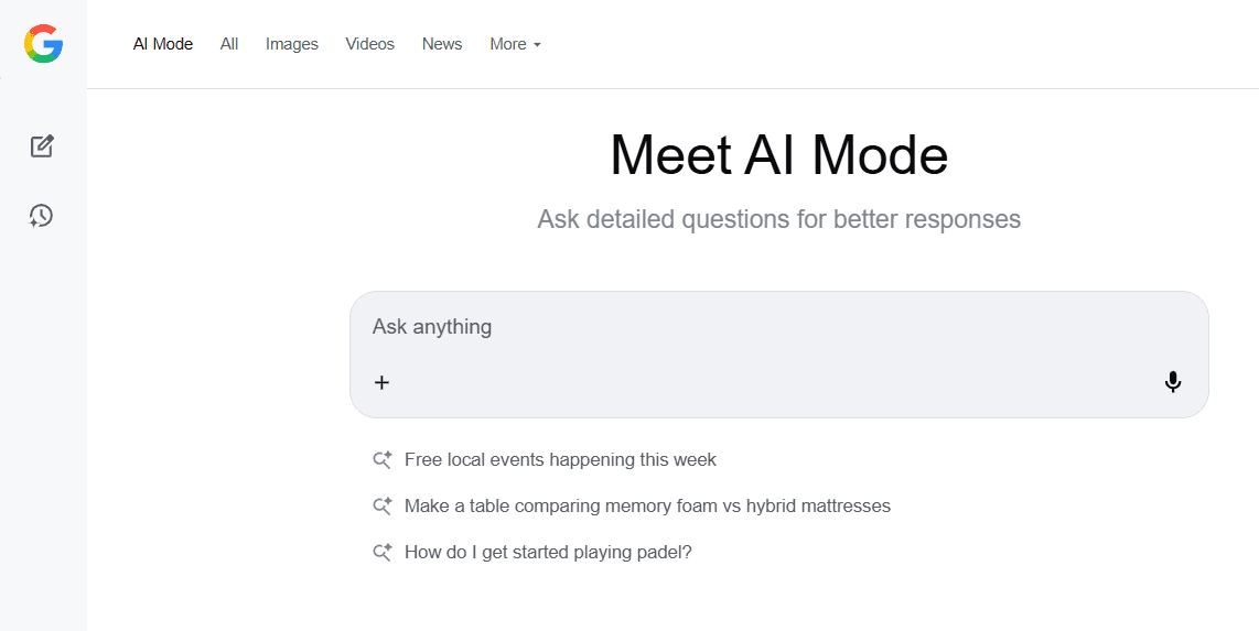 Mode AI Search Google: Dampak & Cara Optimalkan Performa Website Anda Image Cover