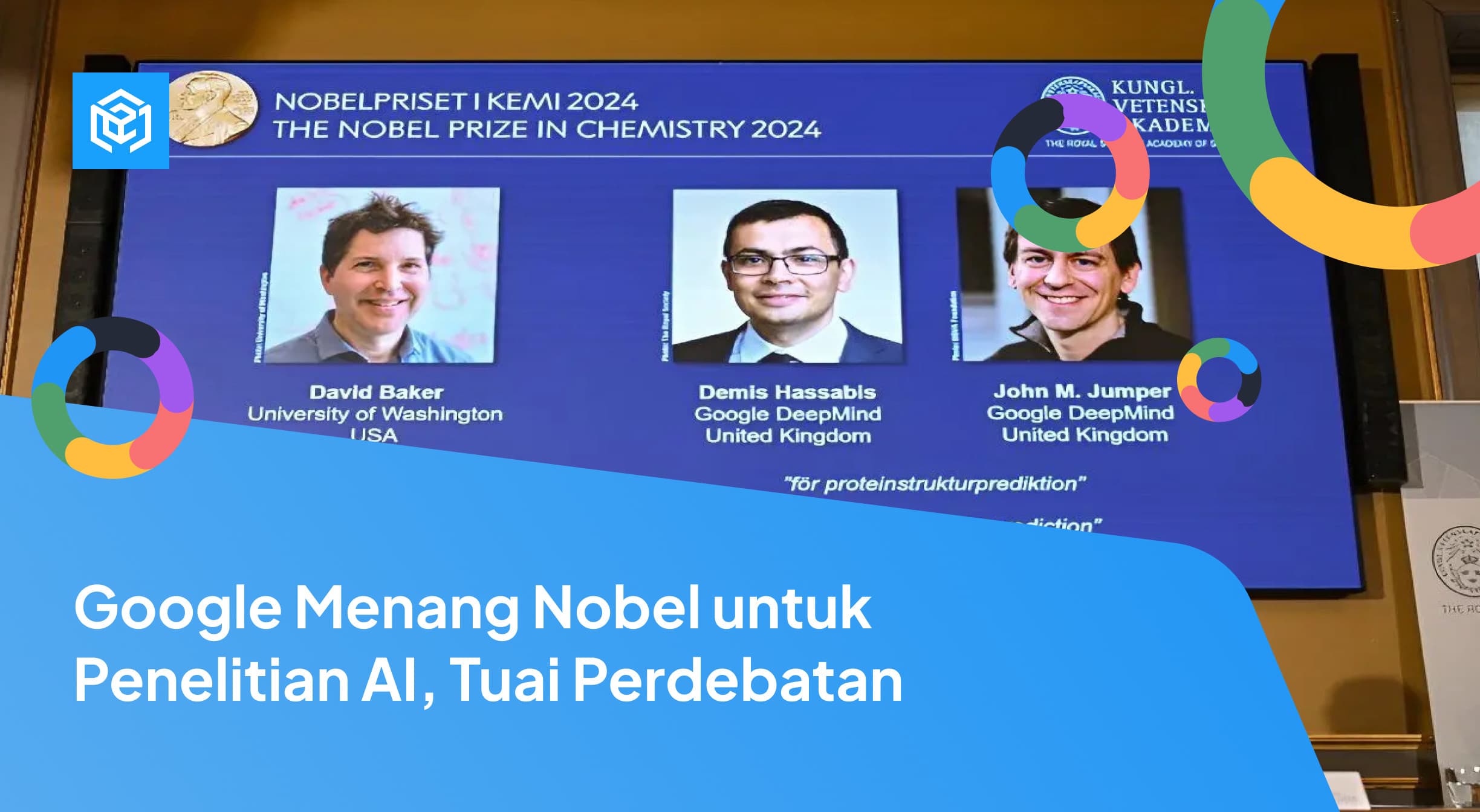 Google Menang Nobel untuk Penelitian AI, Tuai Perdebatan